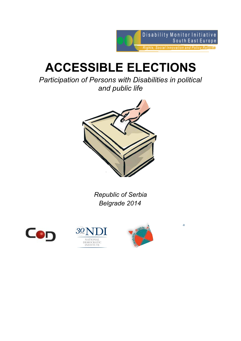 Accessible Elections
