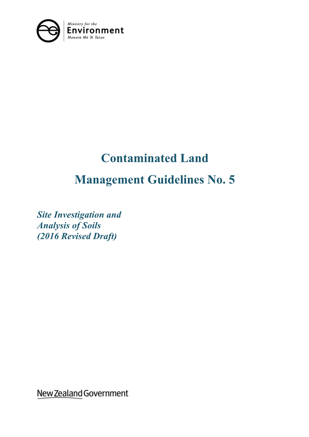 Contaminated Land Management Guidelines No. 5