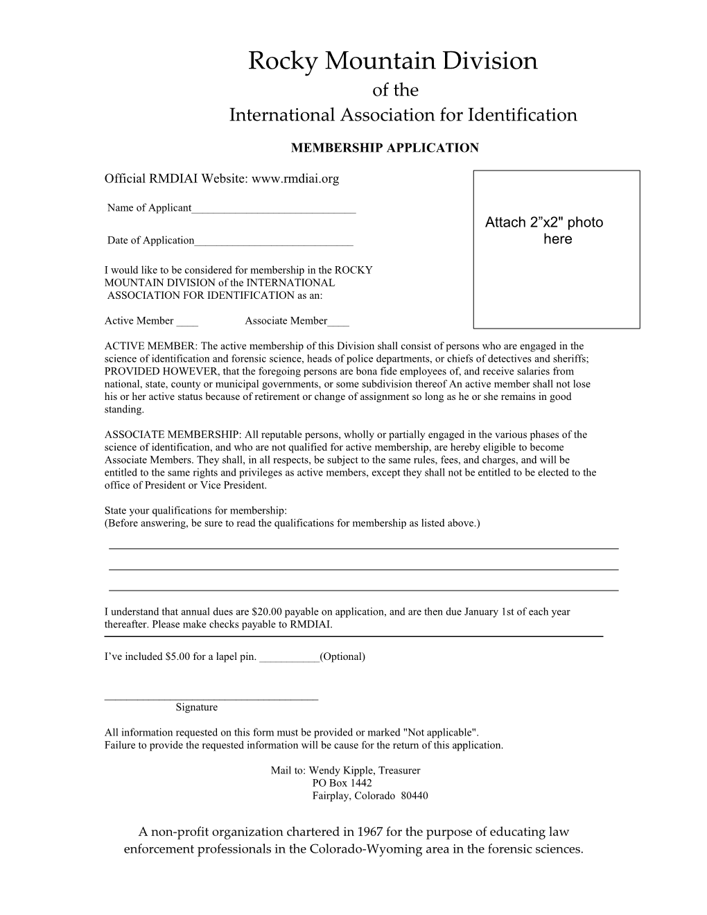 International Association for Identification