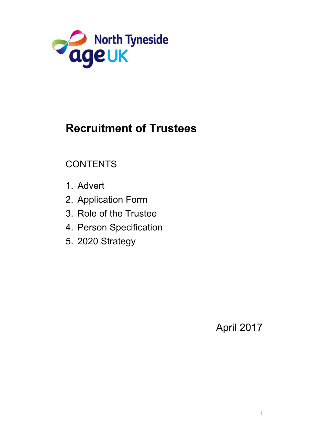 Recruitment of Trustees