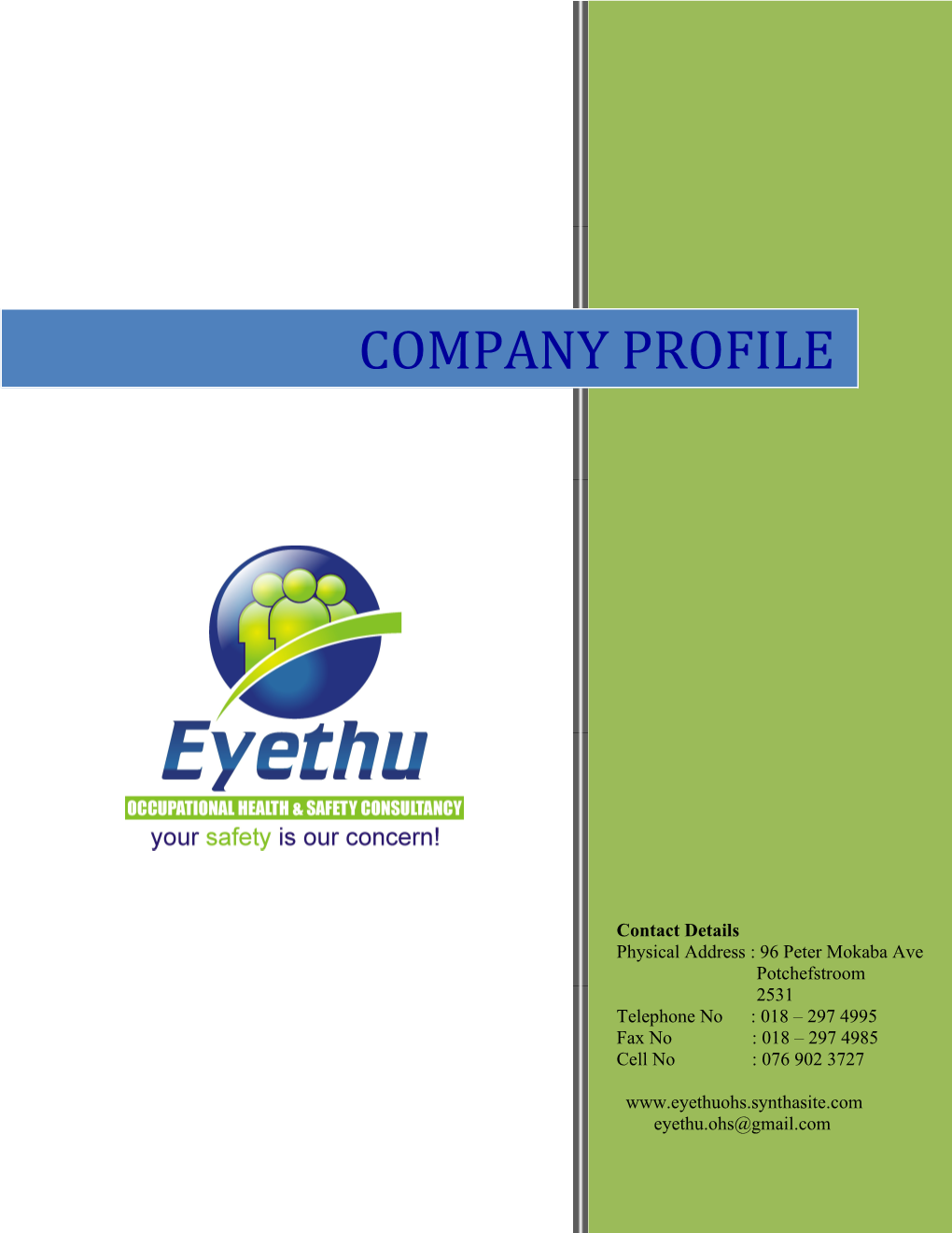 Eyethu Occupational Health and Safety Consultancy