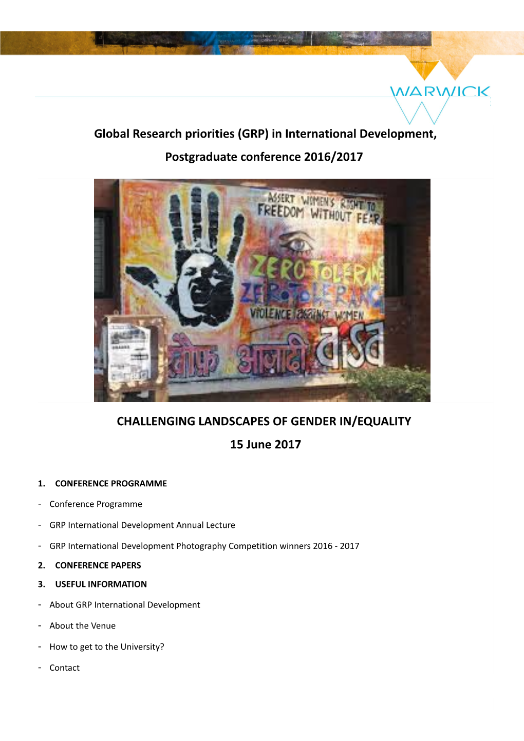 Global Research Priorities (GRP) in International Development