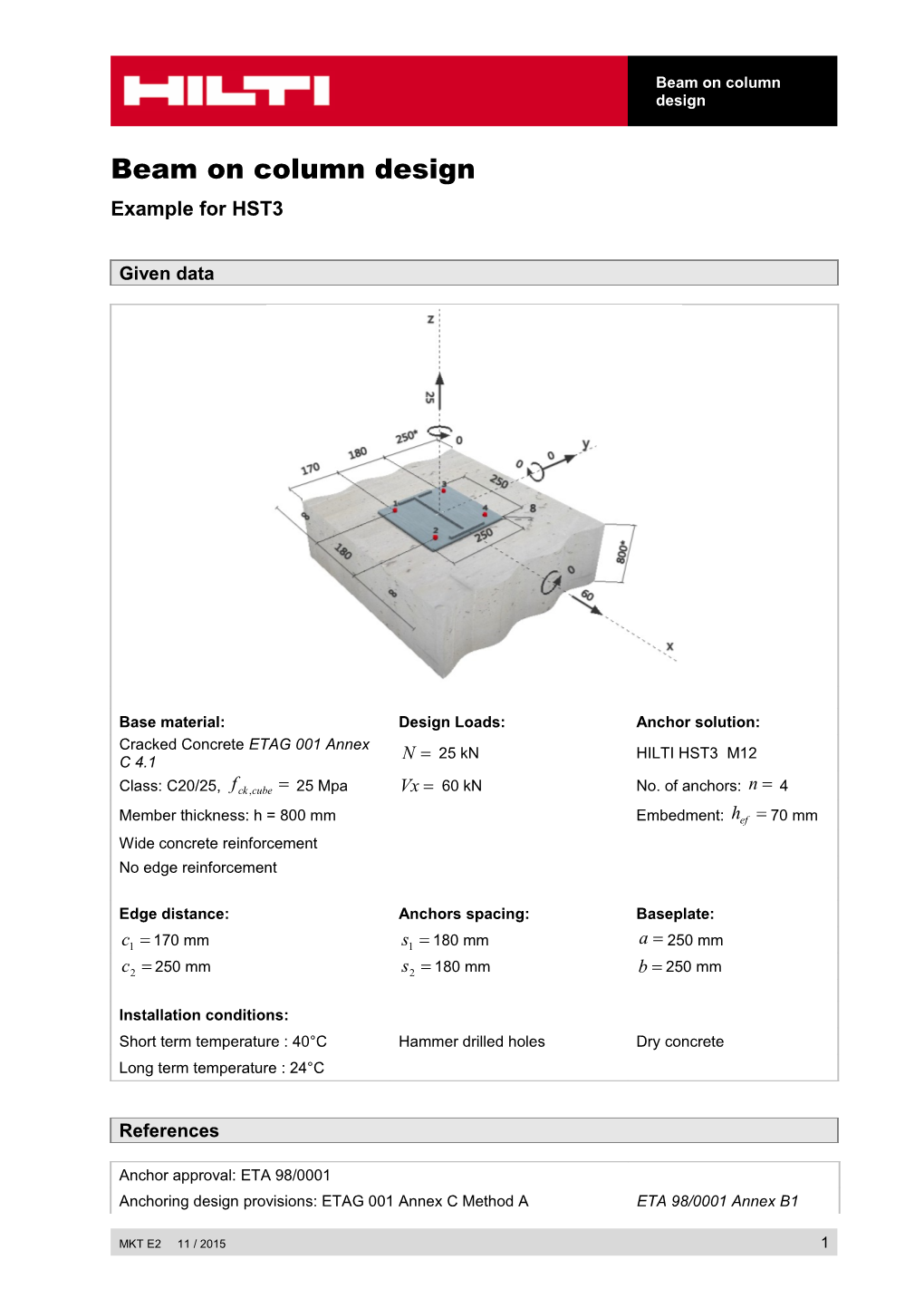 Seismic Anchor Design