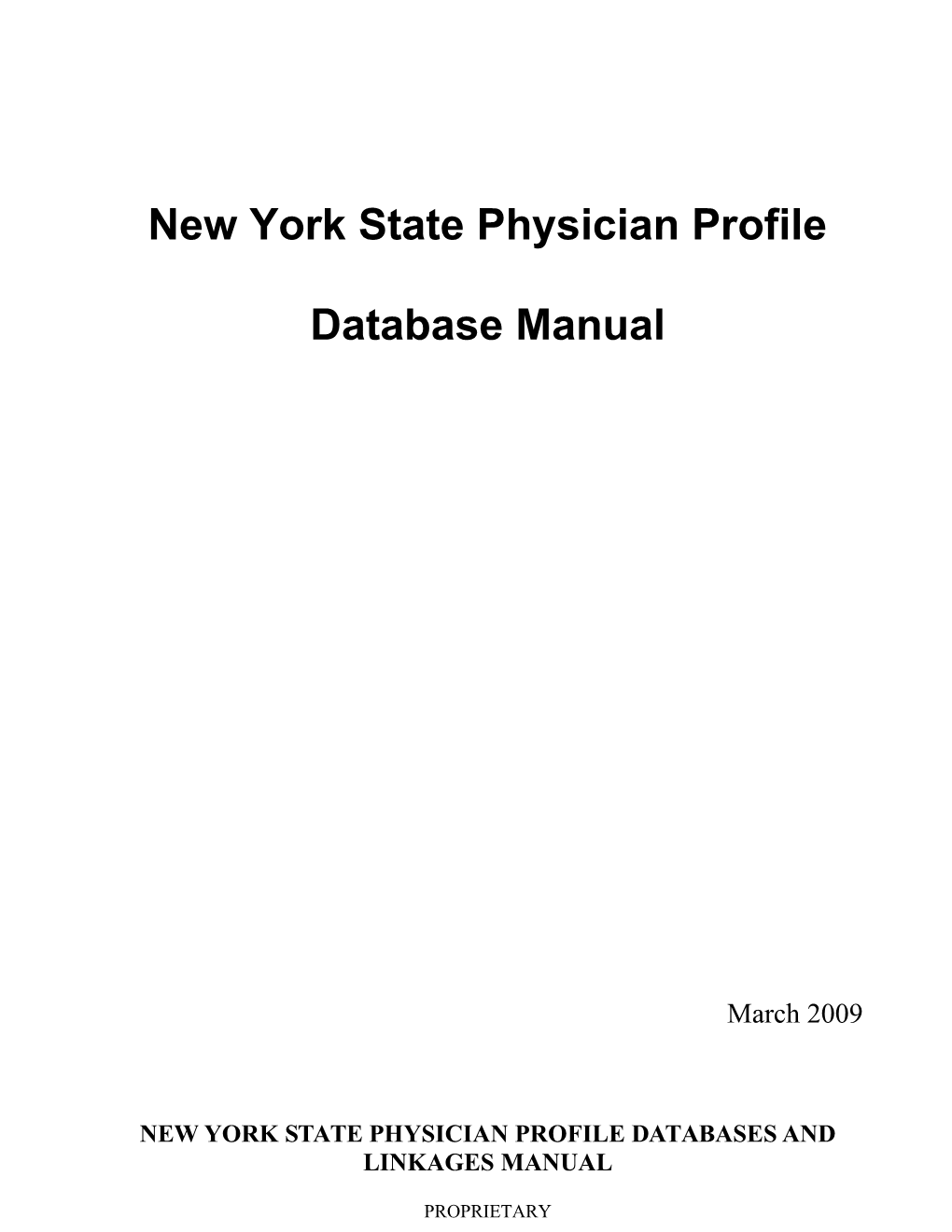 New York State Physician Profile