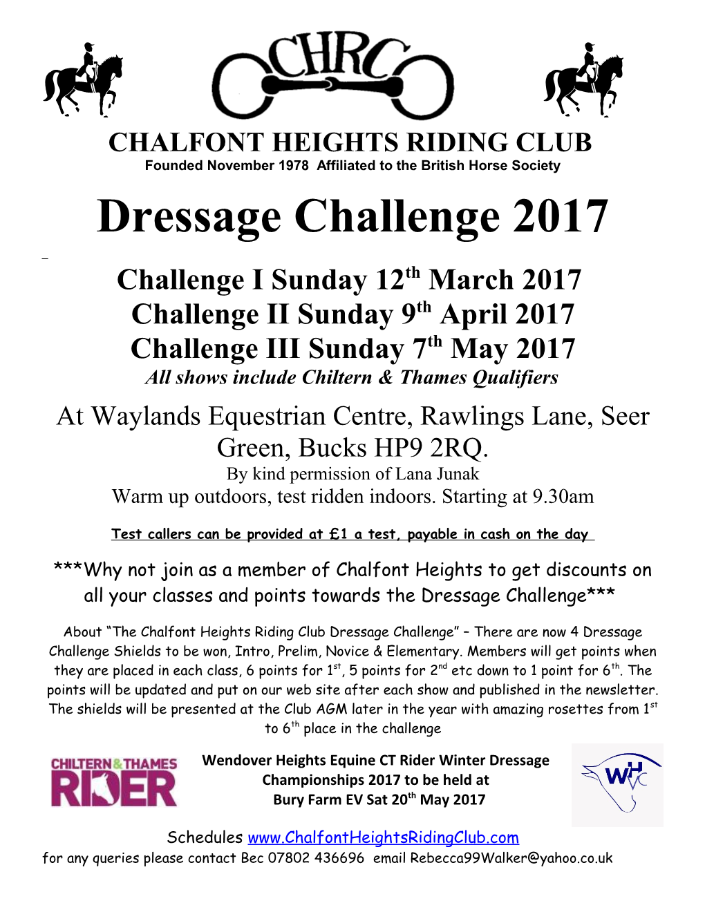 Chalfont Heights Riding Club