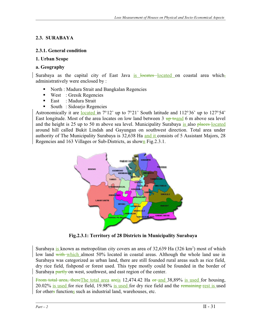 Loss Estimation of Flooded Home in Surabaya