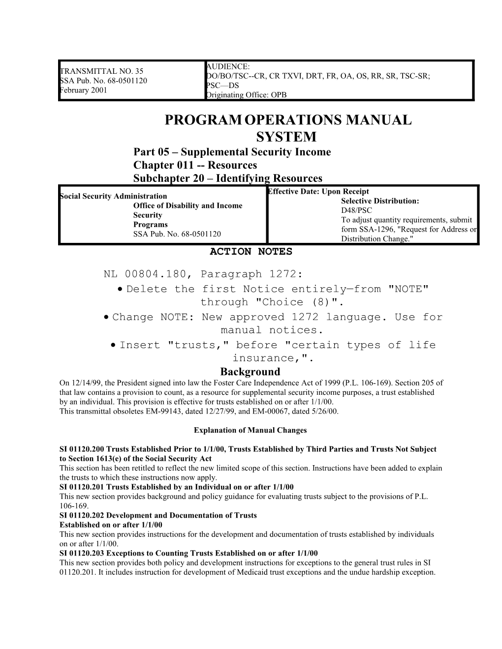 Part 05 Supplemental Security Income