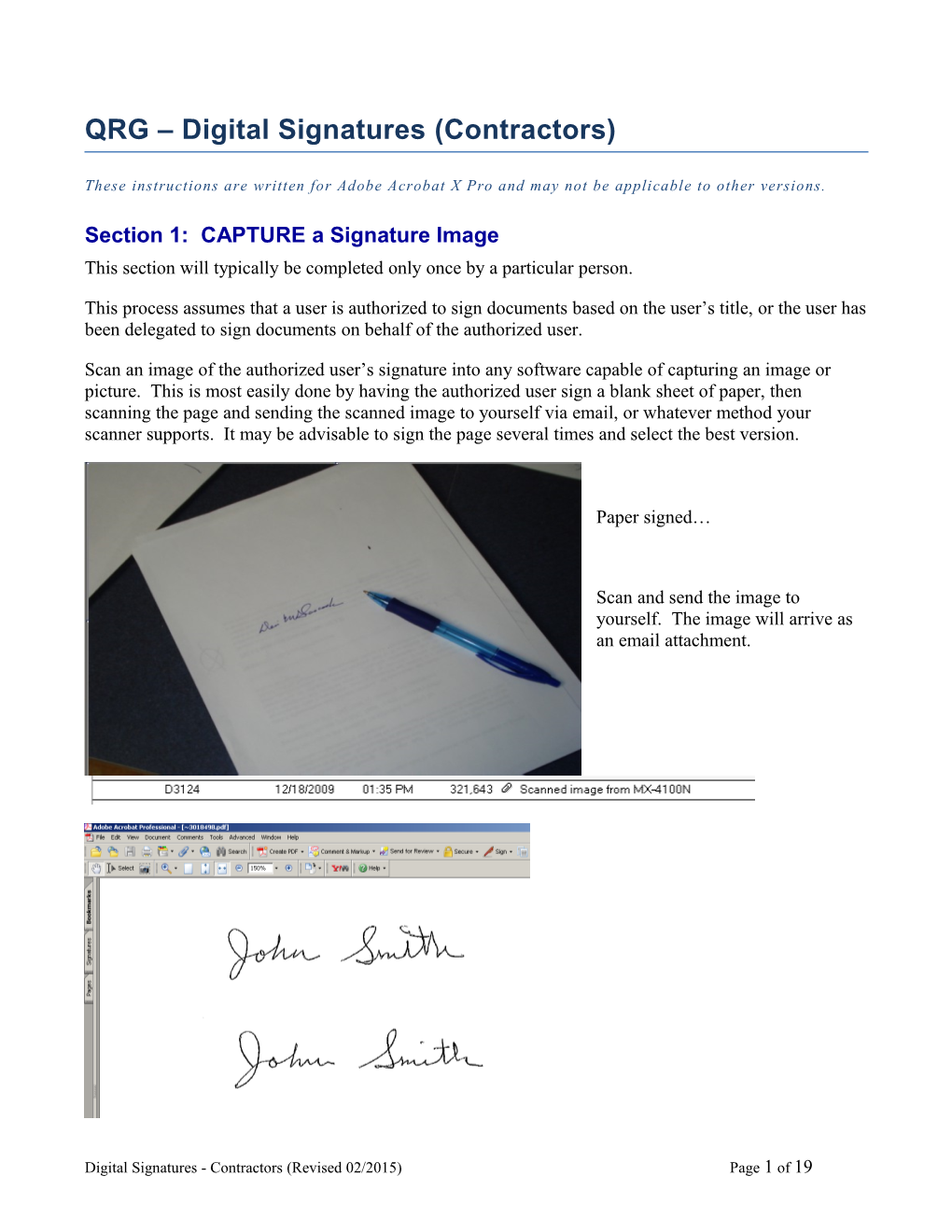 QRG Digital Signatures (Contractors)
