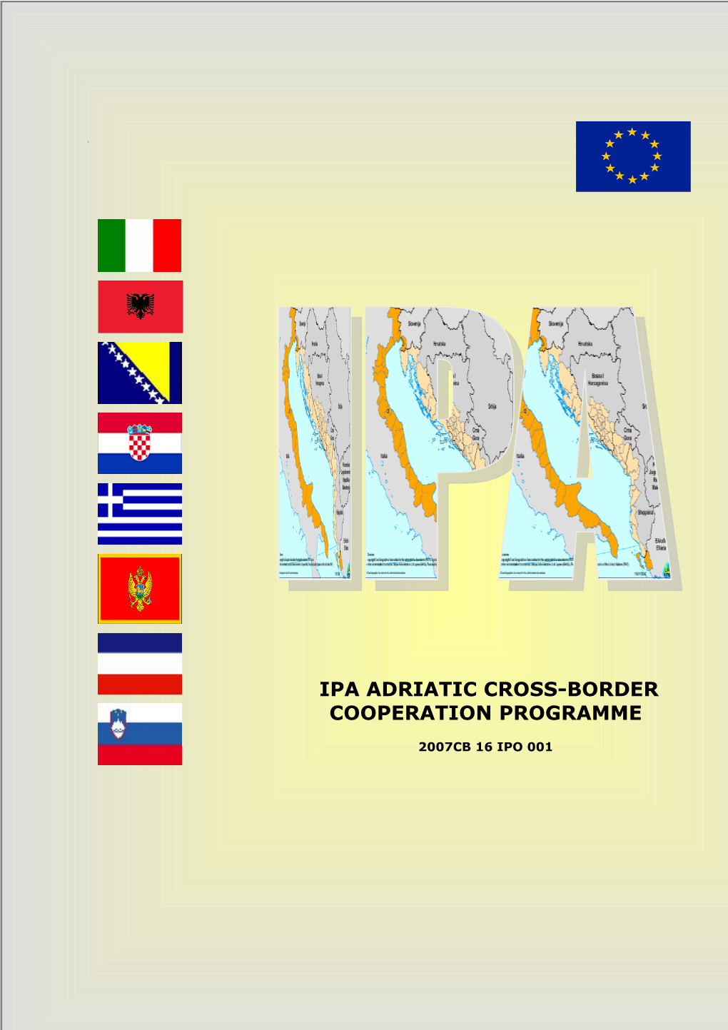 Ipa Adriatic Cross-Border Cooperation Programme