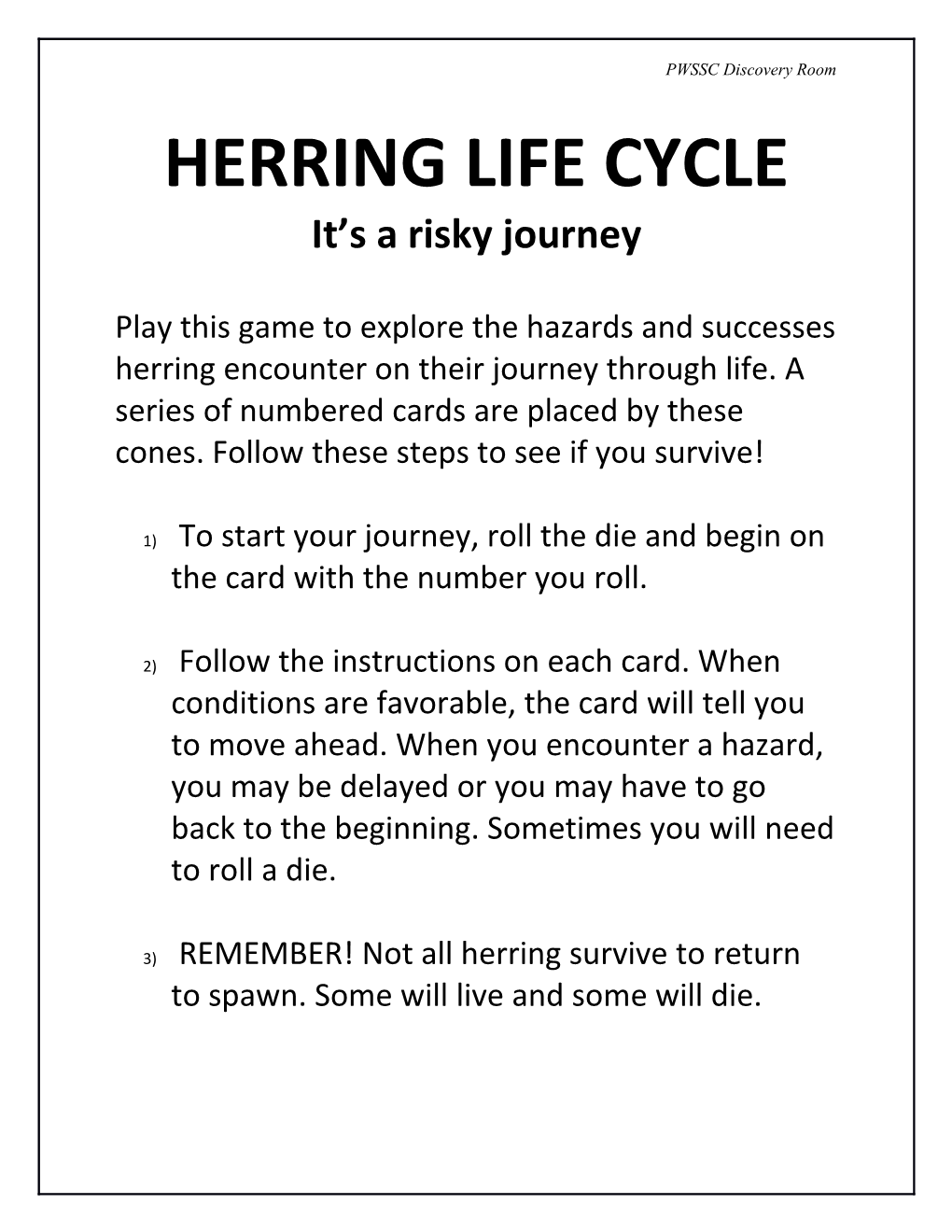 Herring Life Cycle
