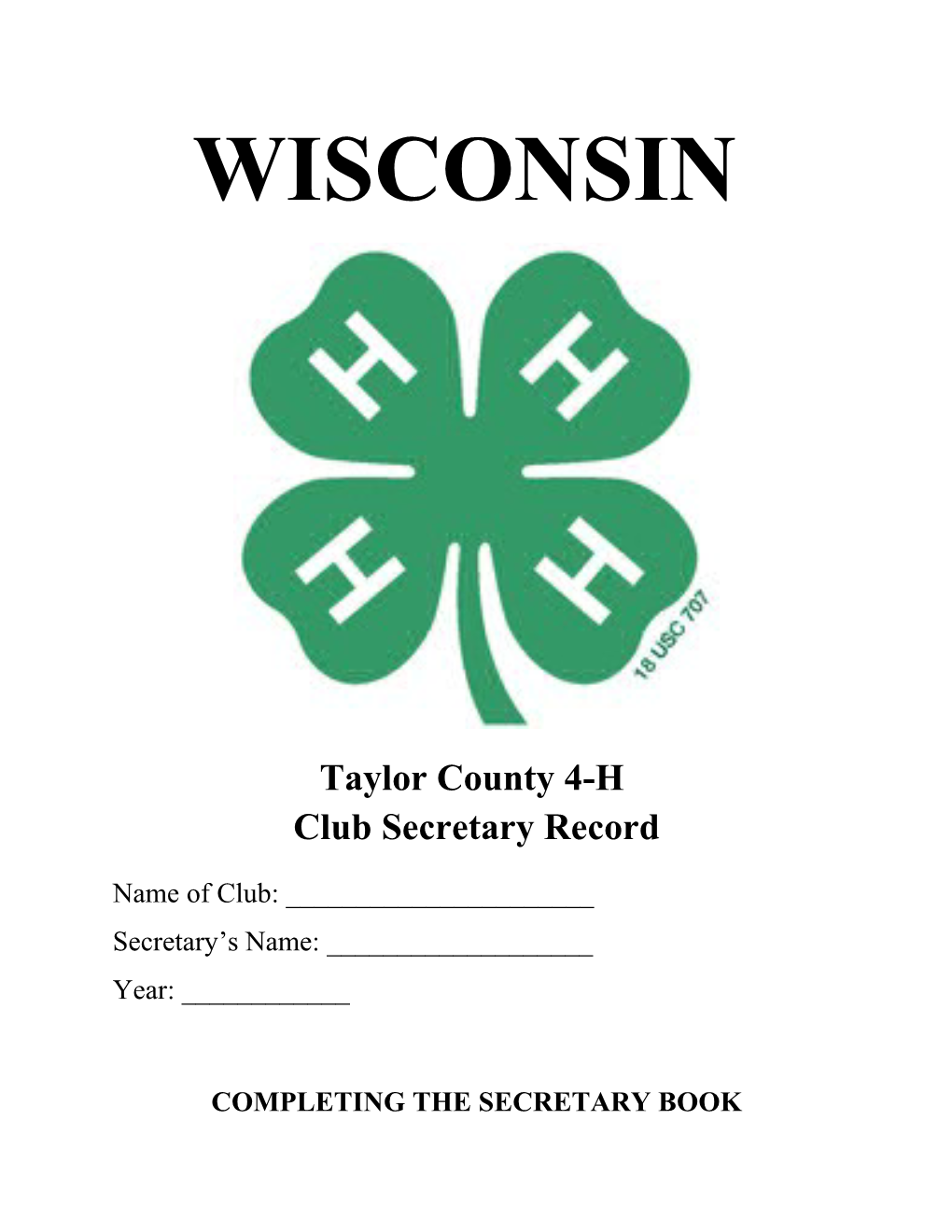 Taylor County 4-H