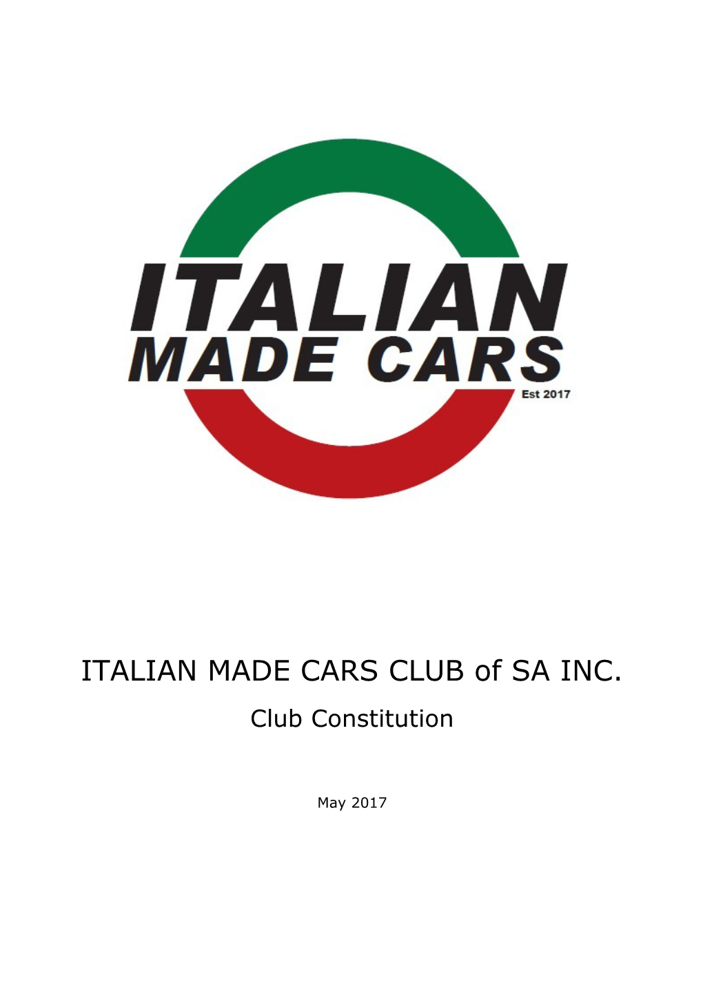 Scuderia Italian Car Club Inc