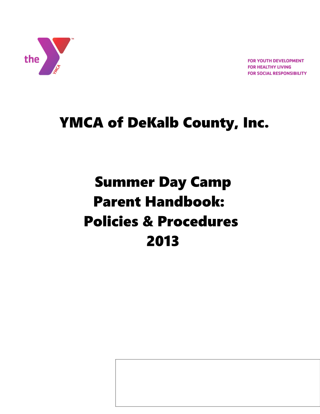 YMCA of Dekalb County, Inc