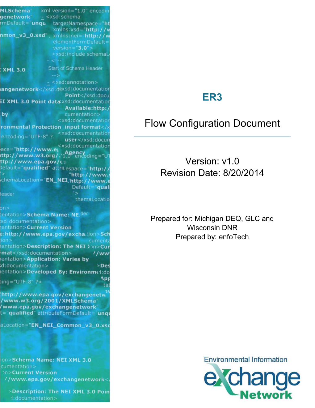 ER3 Flow Configuration Document V1.0