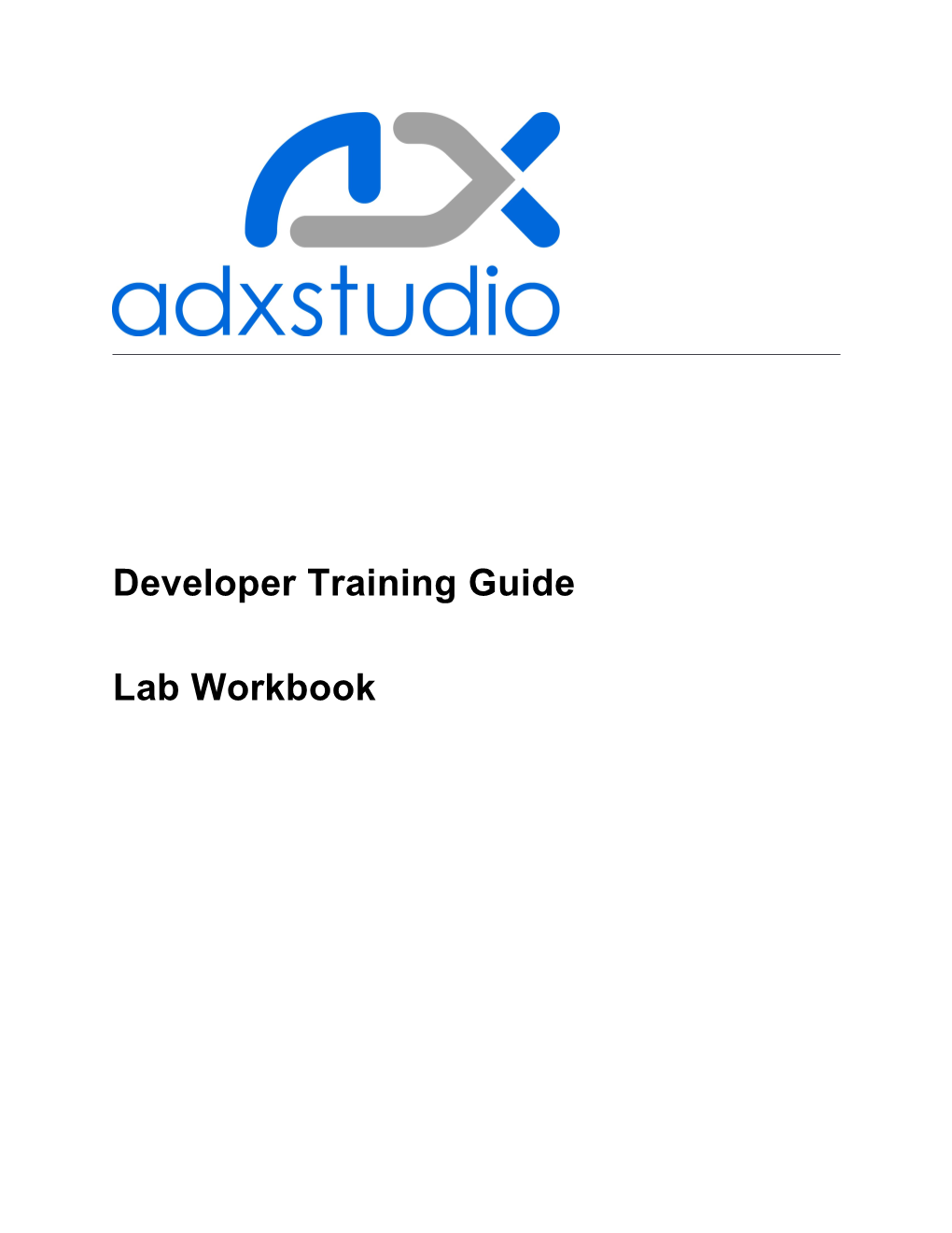 Developer Training Guide