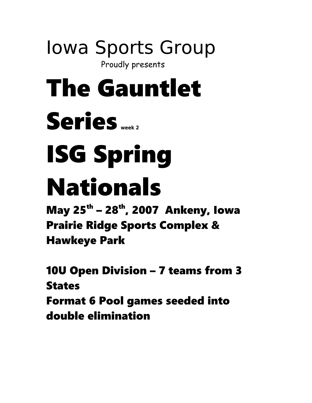 Iowa Sports Group