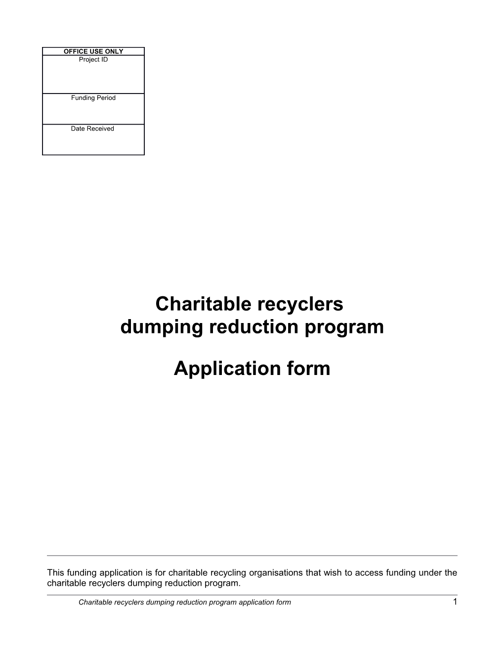 Charitable Recyclers