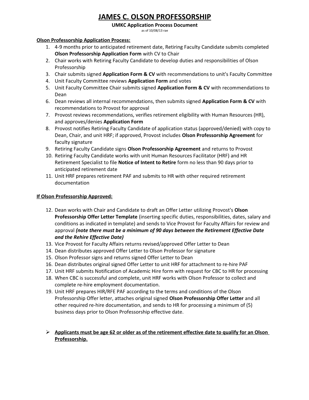 UMKC Application Process Document