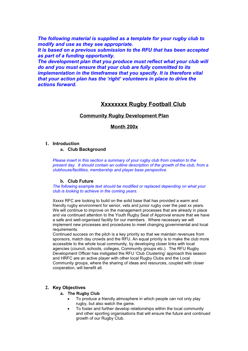 Example Rugby Football Club