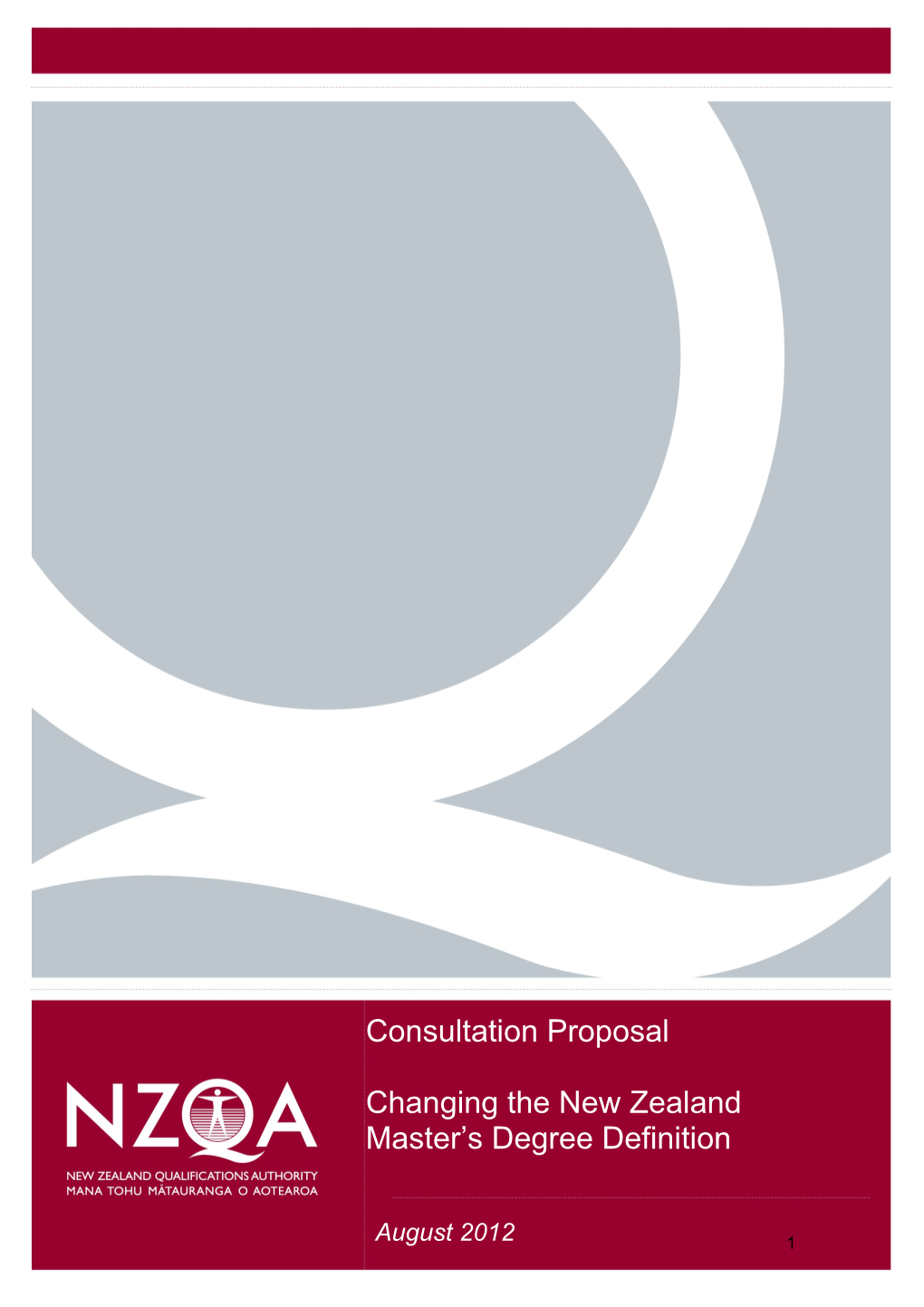 Changingthe New Zealand Master S Degree Definition