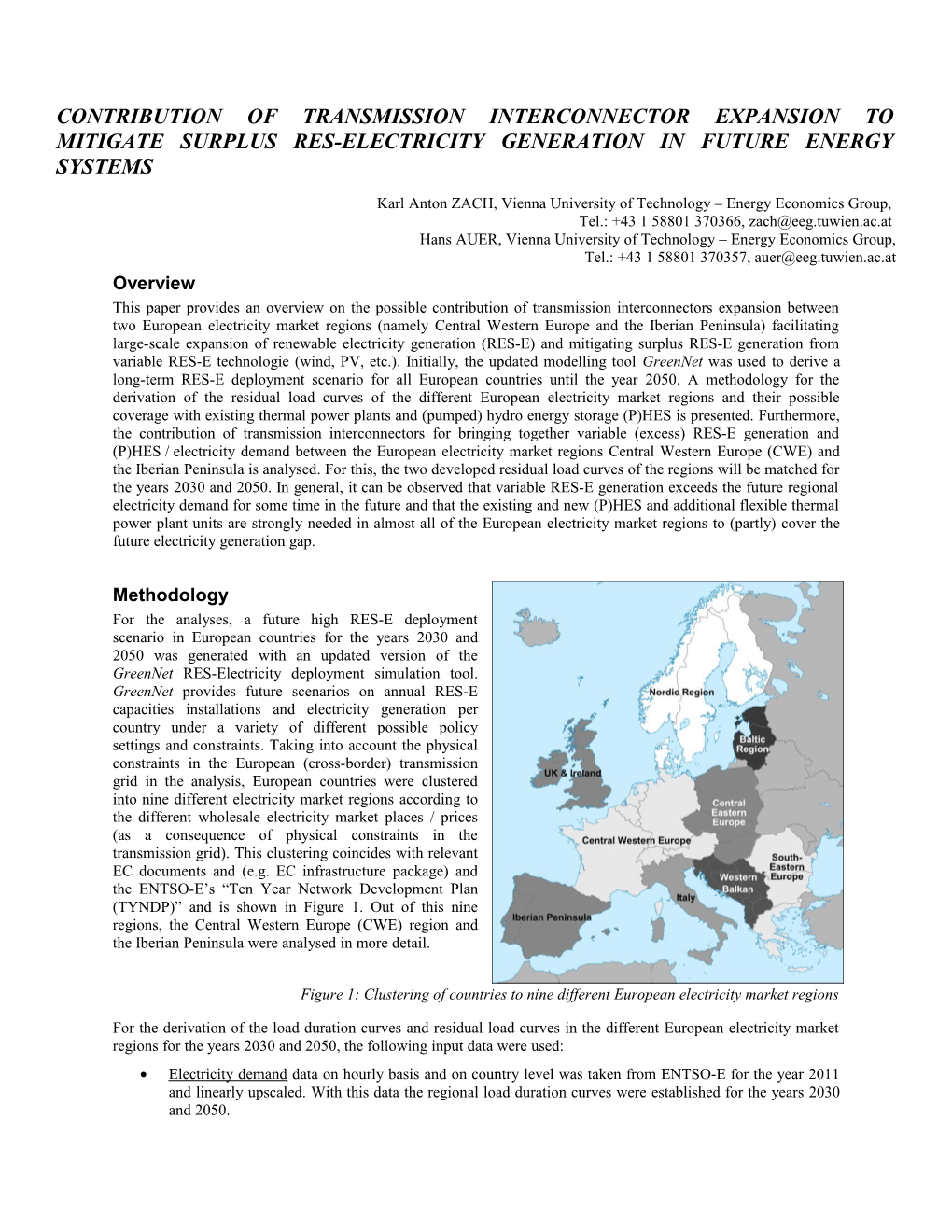Contribution of Transmission Interconnector Expansion to Mitigate Surplus Res-Electricity
