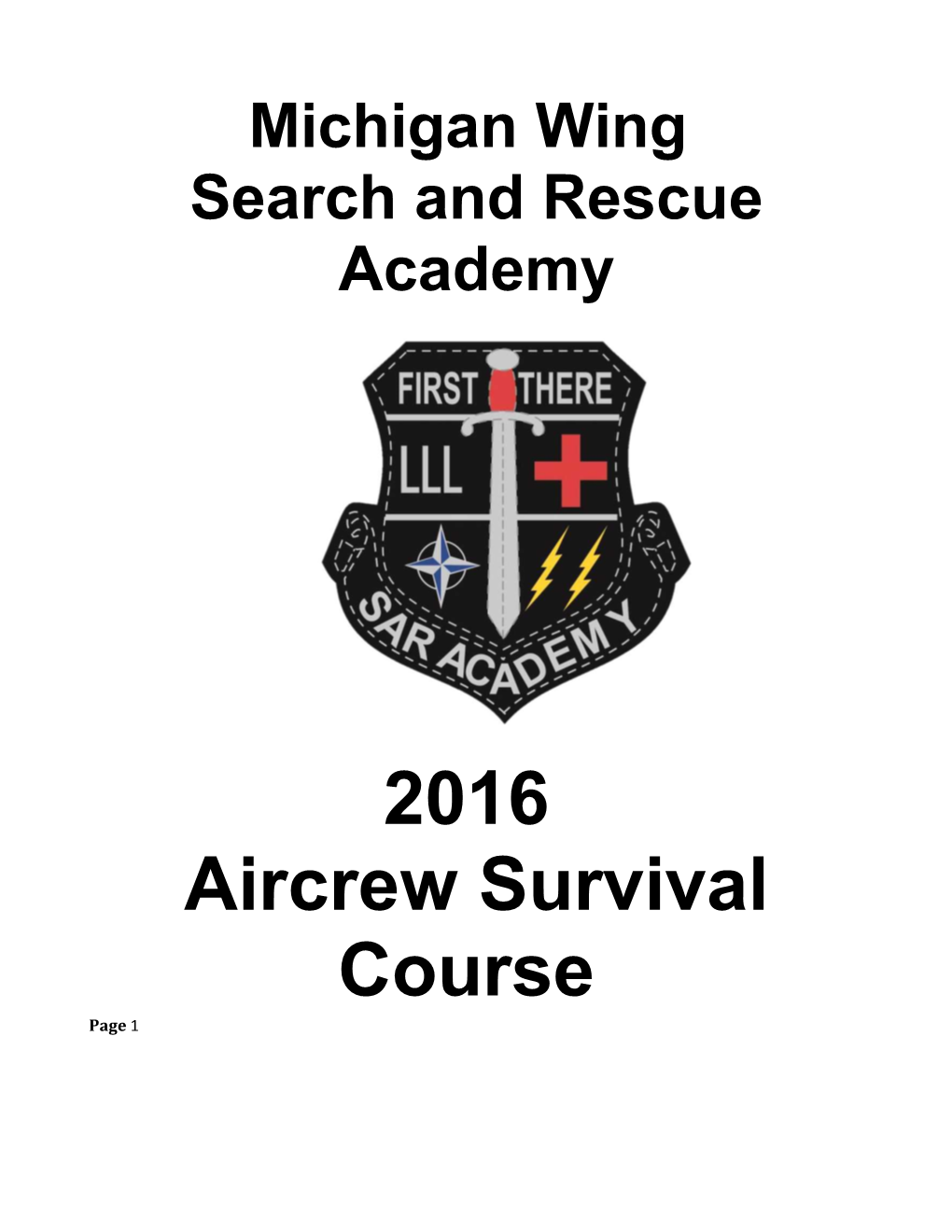 Search and Rescue Academy