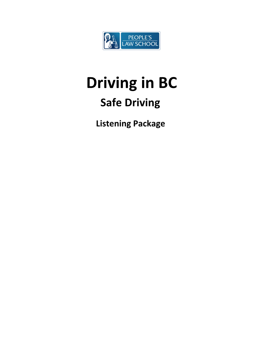 Driving in BC Safe Driving