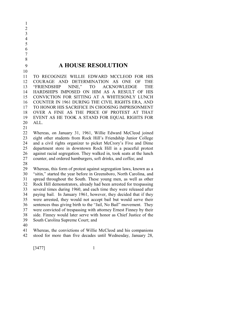 2015-2016 Bill 3477 Text of Previous Version (Feb. 3, 2015) - South Carolina Legislature Online