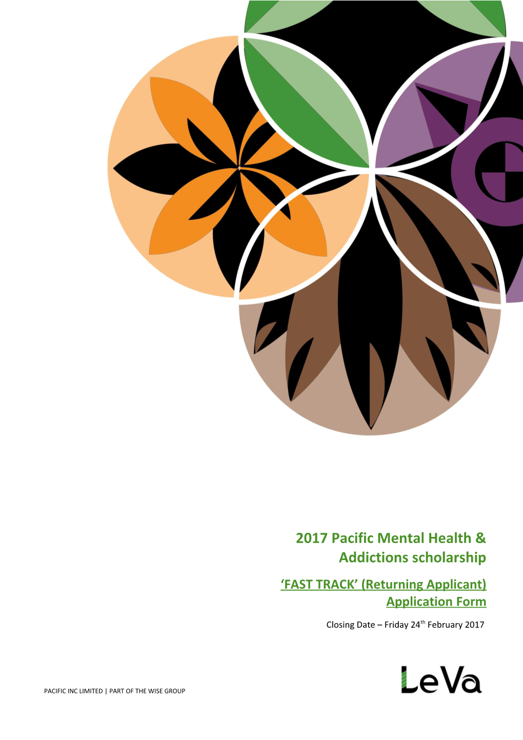 Pacific Mental Health and Addiction Scholarship: Value, Tenure and Requirements