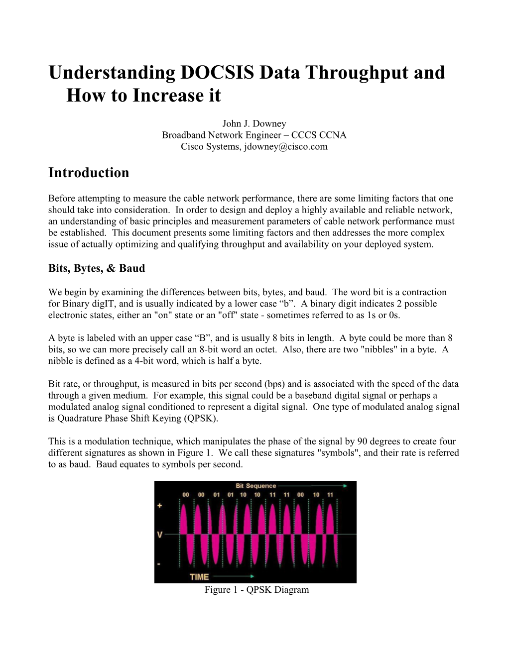 Understanding DOCSIS Data Throughput and How to Increase It