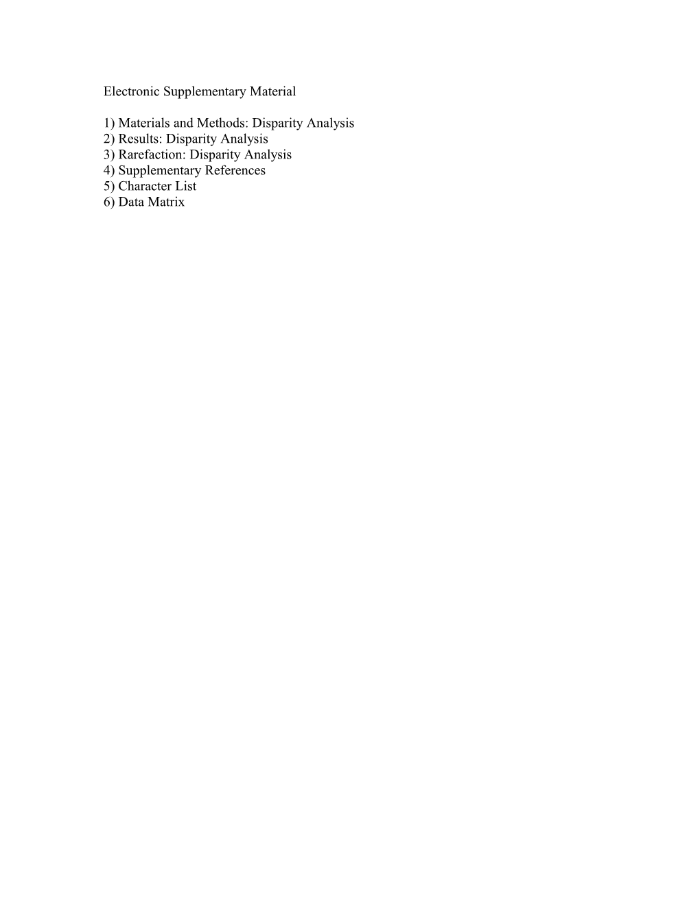 Table X: Morphological Disparity for Metriorhynchoidea and the Two Subfamilies Over Time