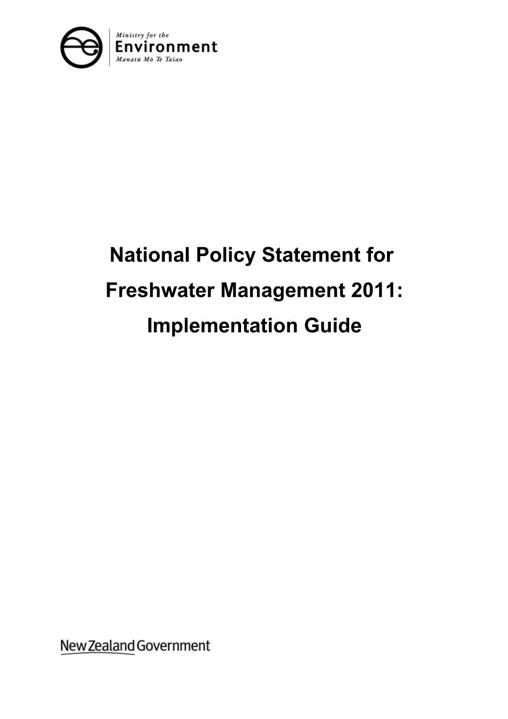 Nps-Freshwater-Management-Implementation-Guide Final
