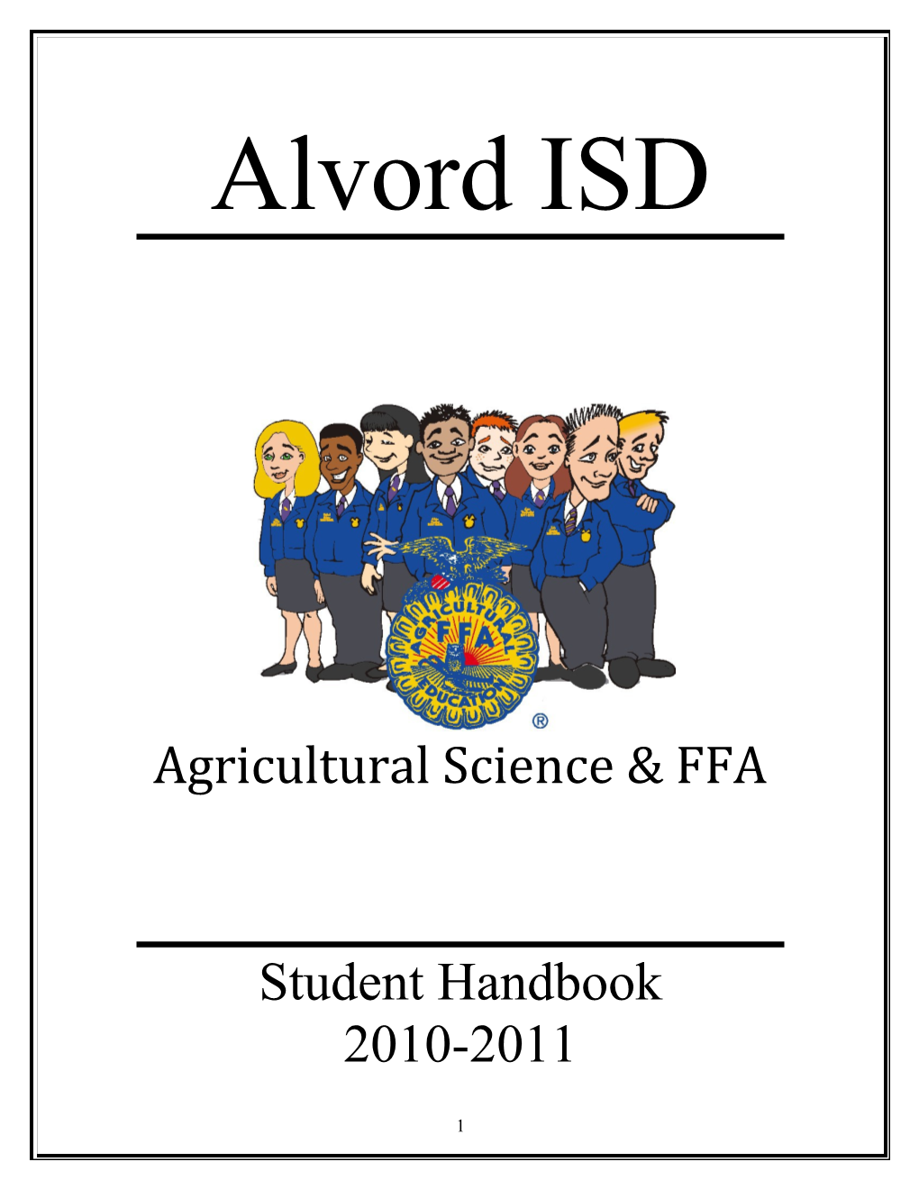 Alvord FFA / AGRISCIENCE DEPARTMENT