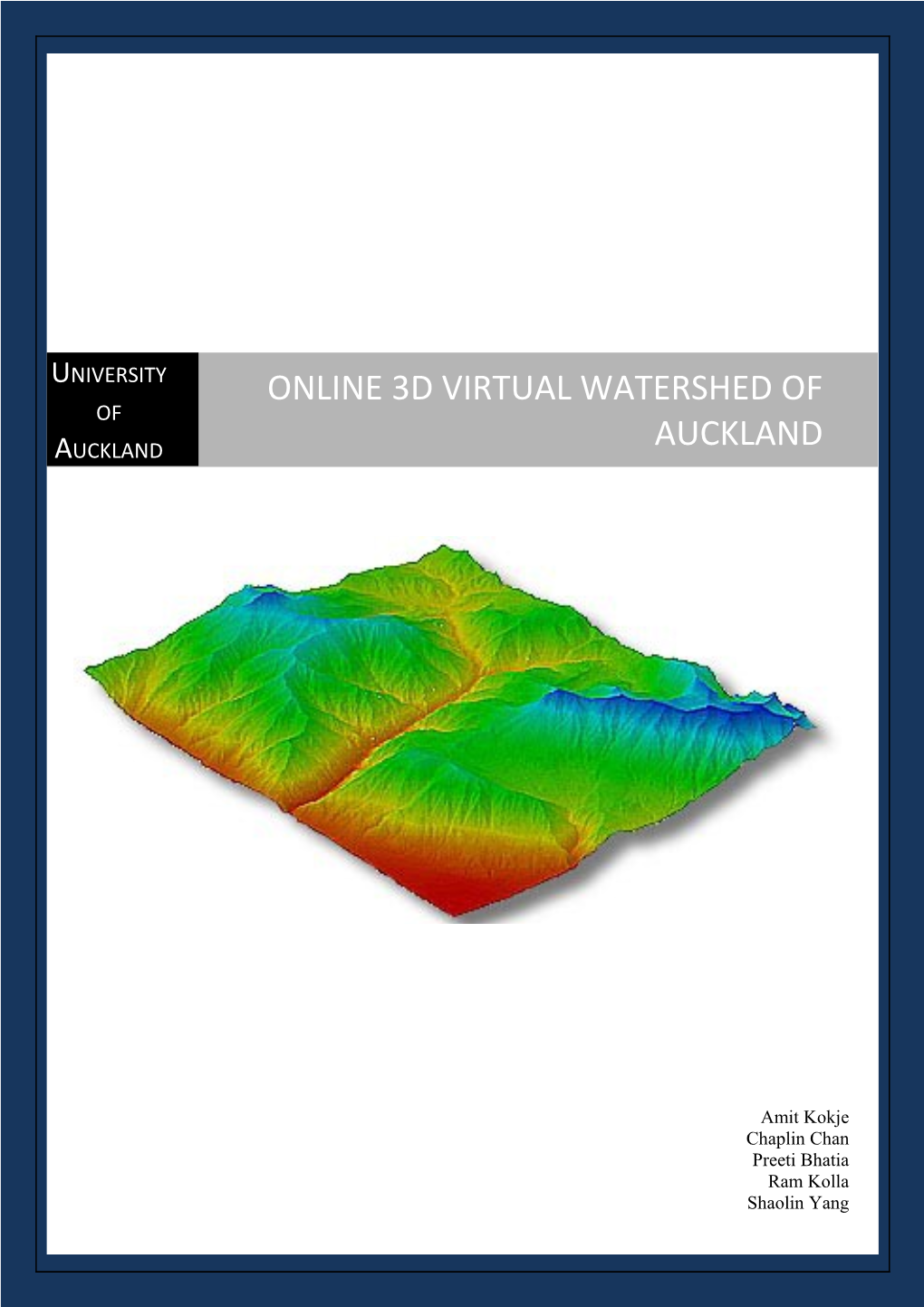 The Objective Is to Create a Web Based Application Using a Light Detection and Radar (LIDAR)