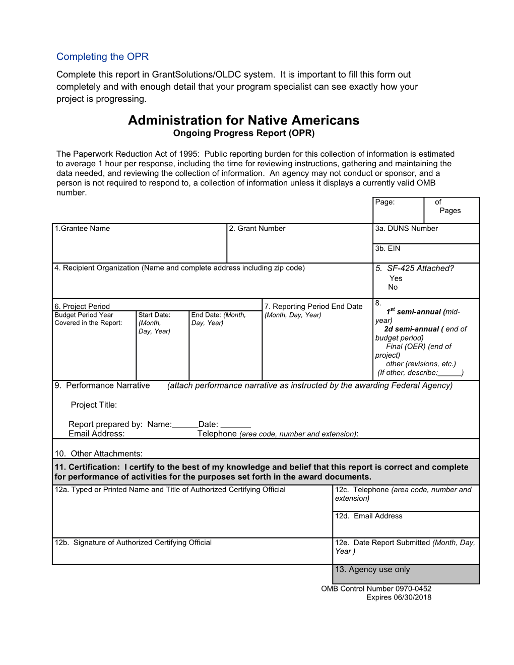 Administration for Native Americans