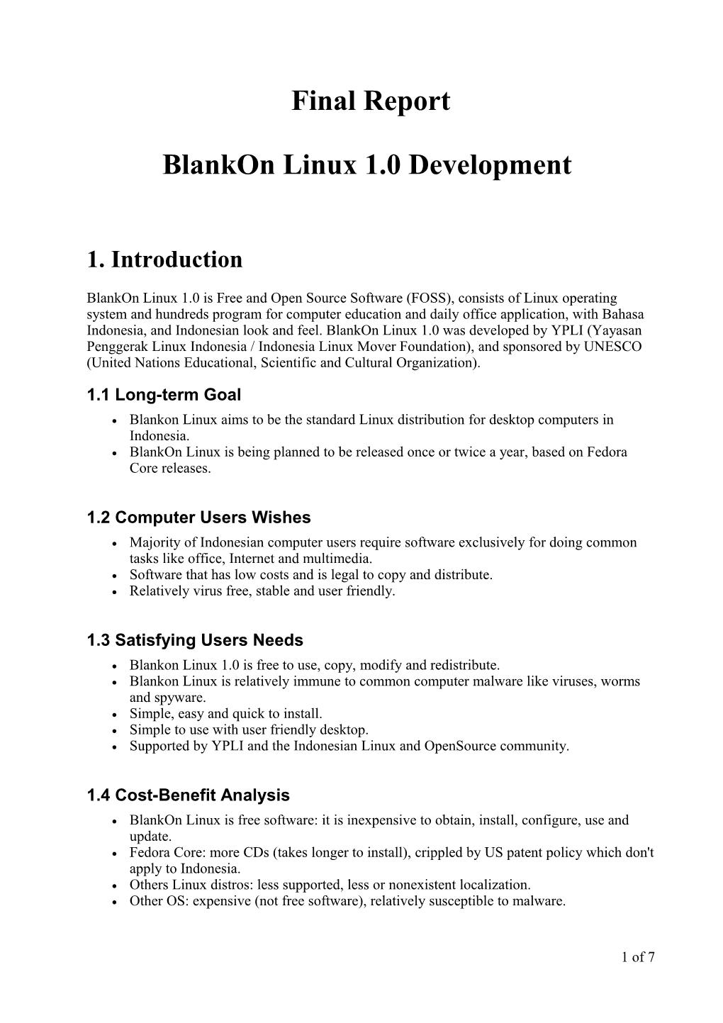 Blankon Linux 1.0 Development