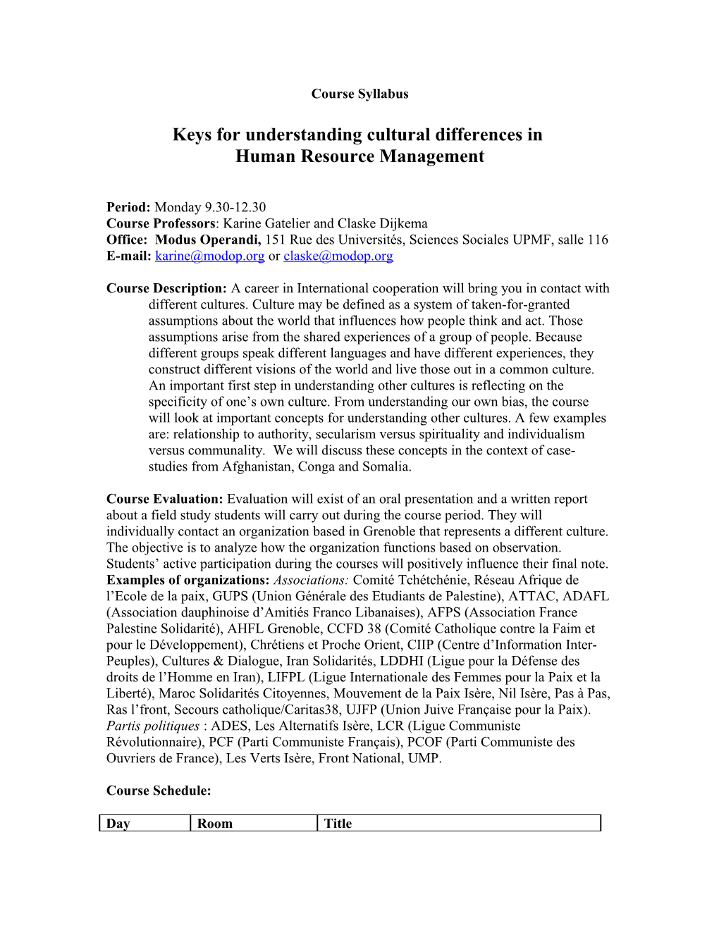 Keys for Understanding Cultural Differences In