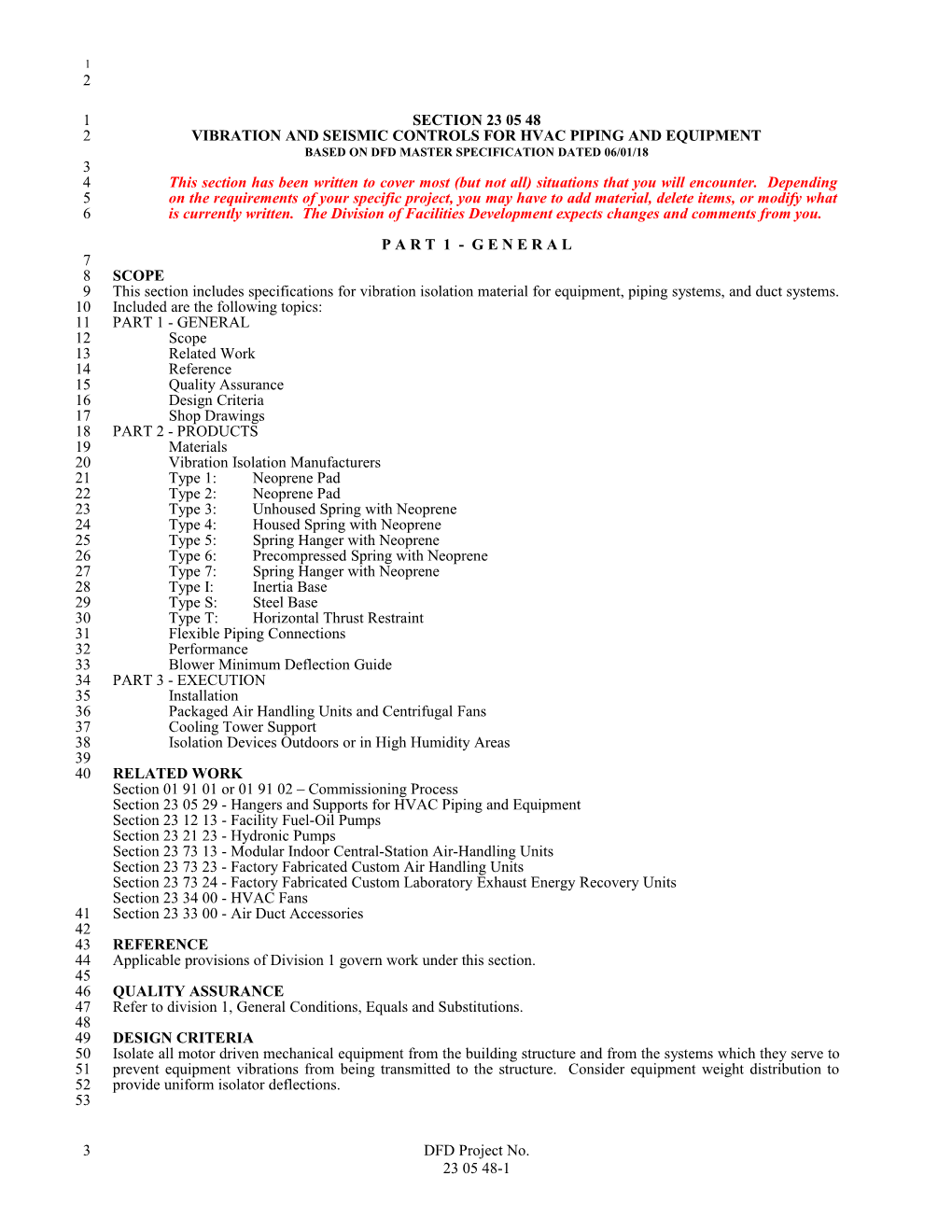 Vibration and Seismic Controls for Hvac Piping and Equipment