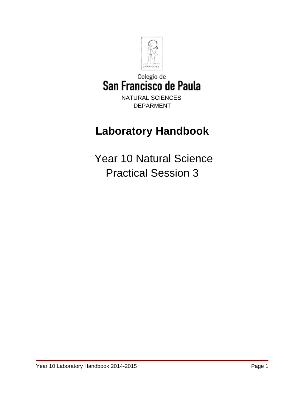 Year 7 Lab Book Introduction
