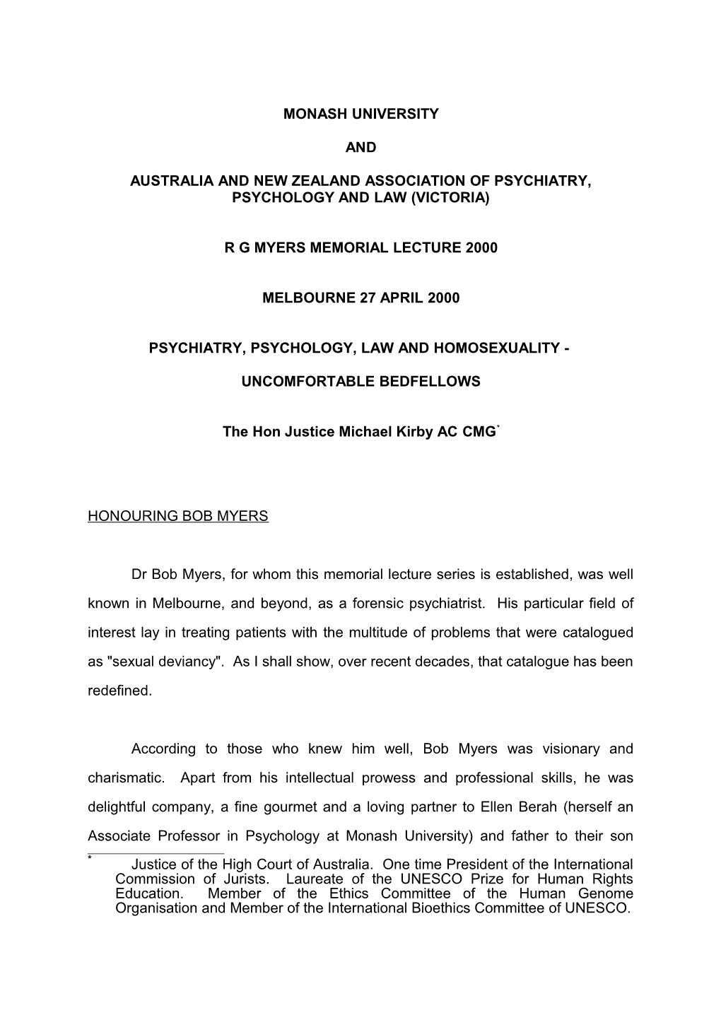 Australia and New Zealand Association of Psychiatry, Psychology and Law (Victoria)
