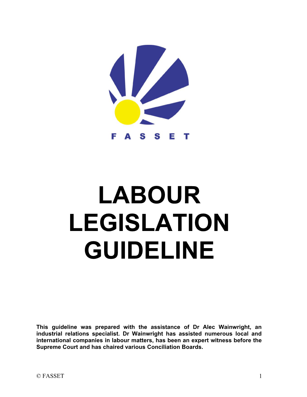 Labour Legislation Guideline