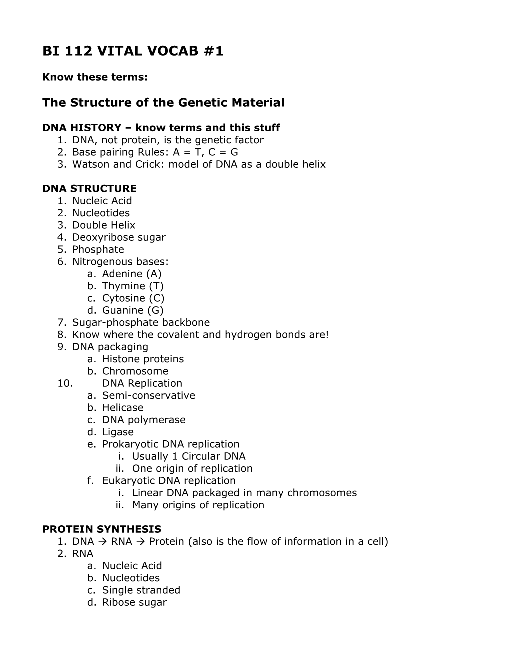 Bi 112 Vital Vocab #3