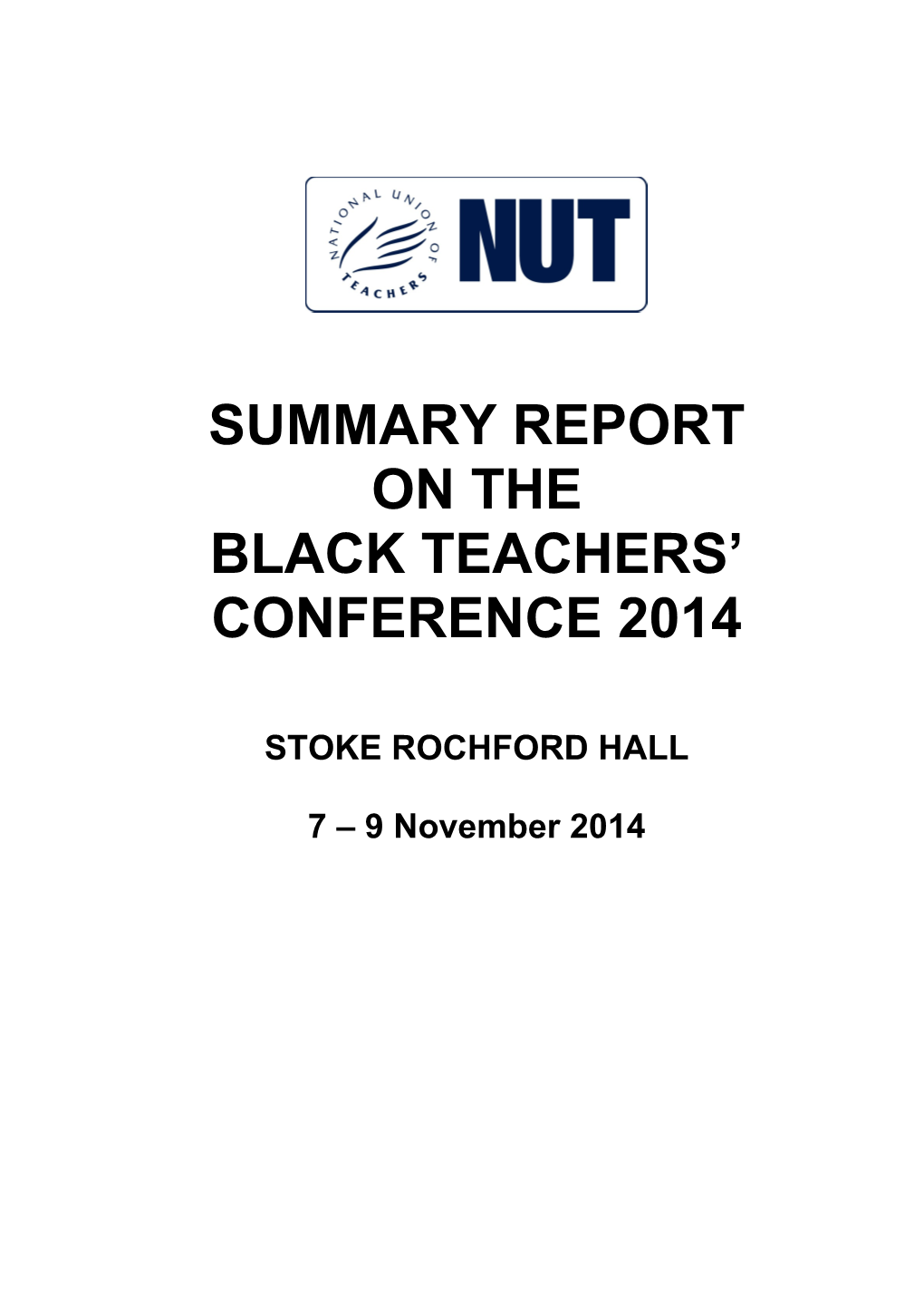 Black Teachers Conference 2014