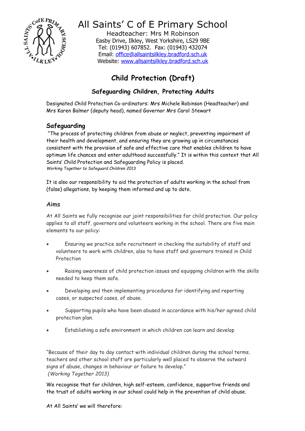 Child Proection Policy