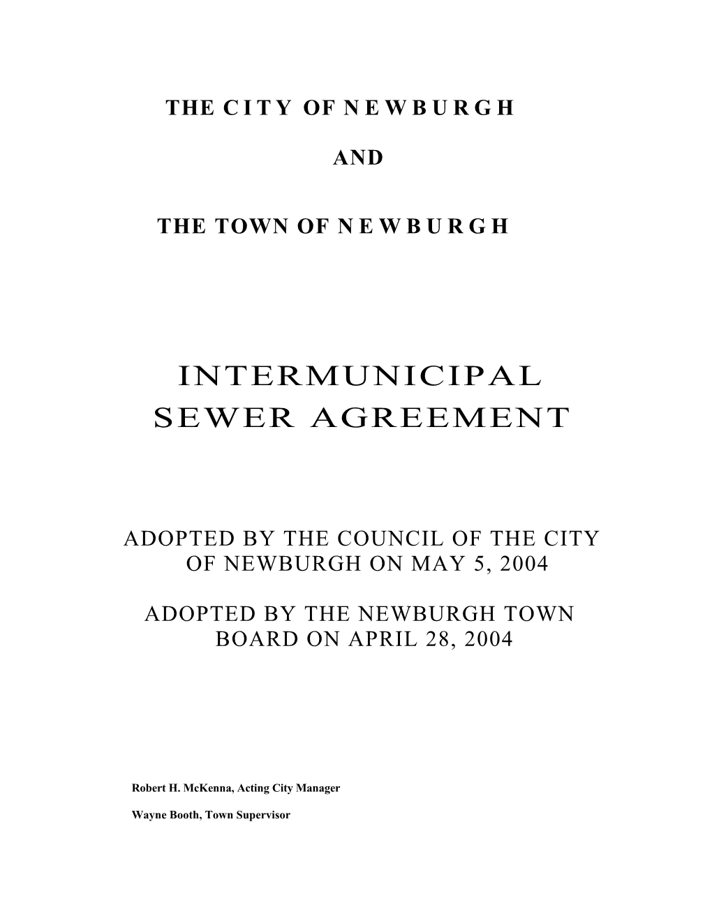 The City of Newburgh