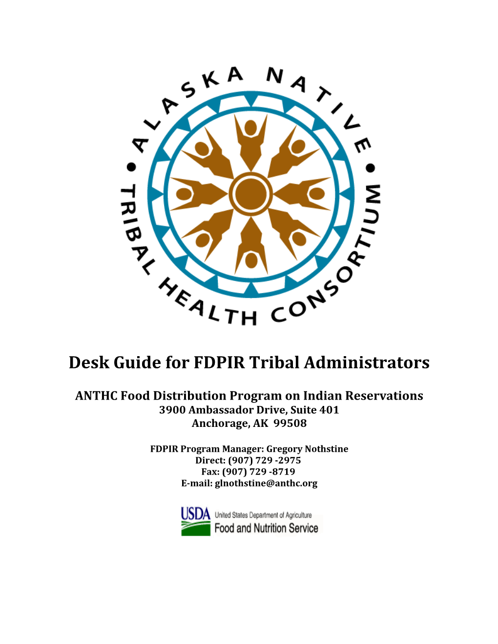 Desk Guide for FDPIR Tribal Administrators