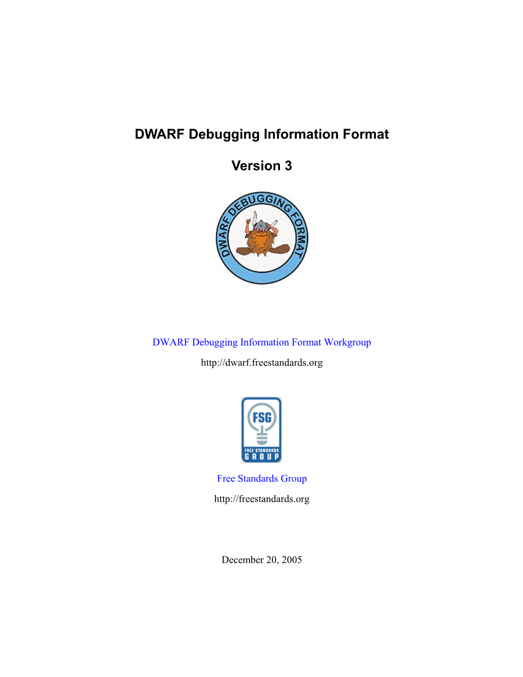 DWARF Debugging Information Format