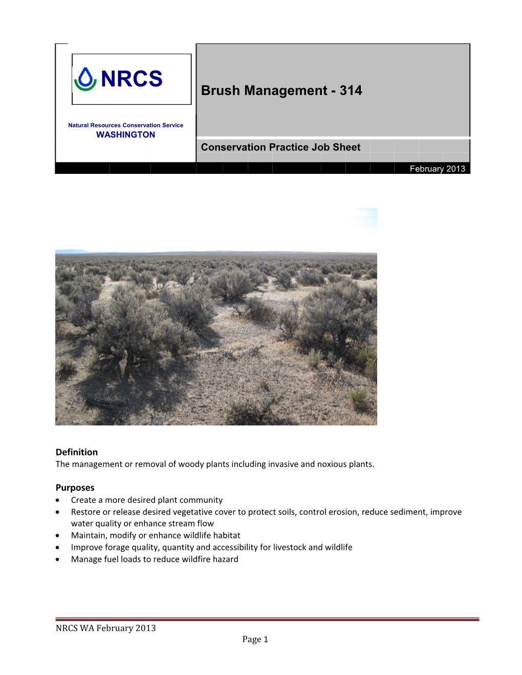 The Management Or Removal of Woody Plants Including Invasive and Noxious Plants