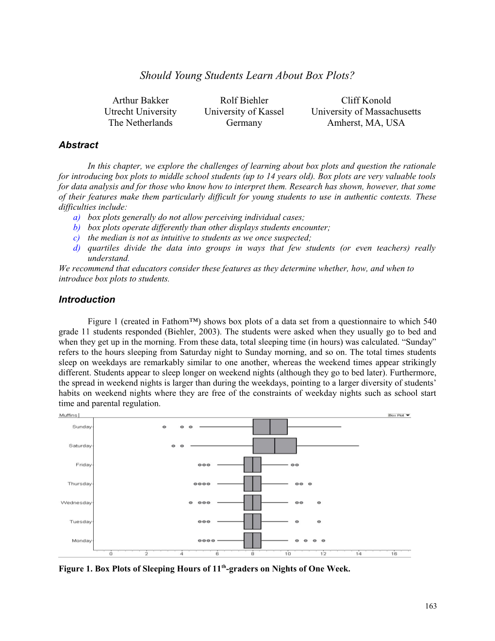 Should Young Students Learn About Box Plots