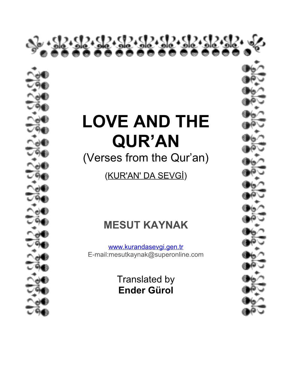 Love and the Qur An